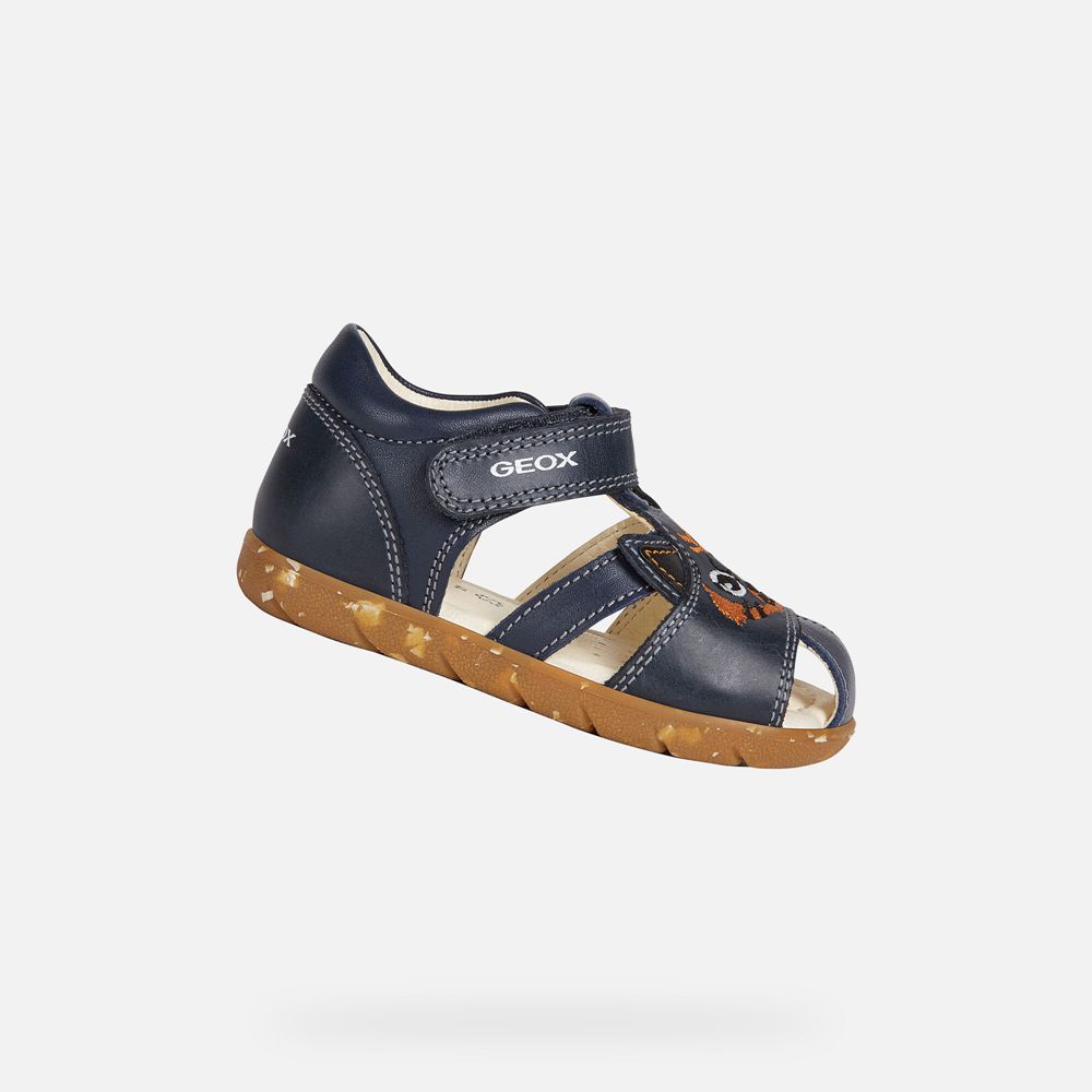 Sandales Geox Alul Boy - Bleu Marine - Bebe 529073-ZLV